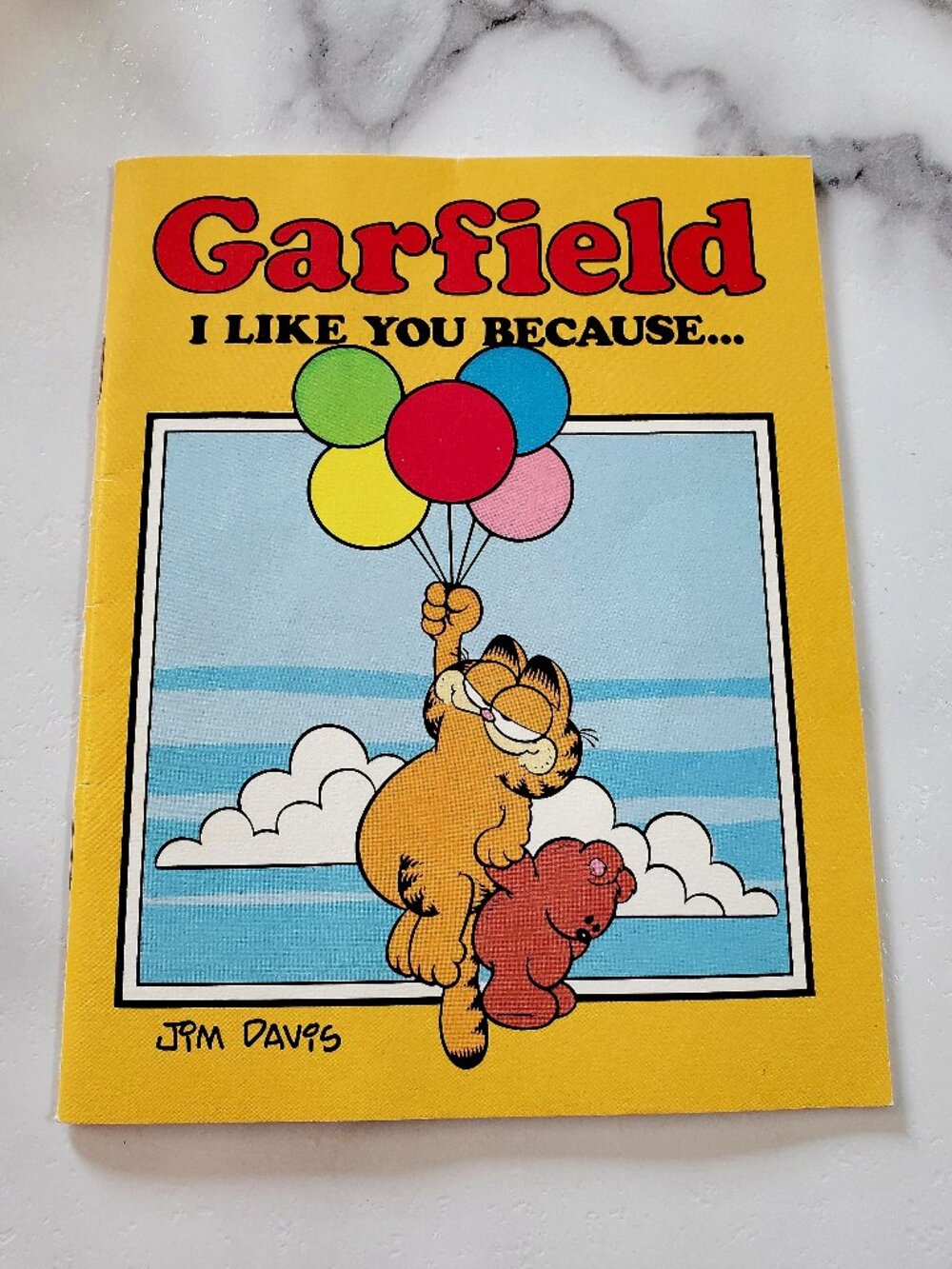 Garfield I Like You Because.... VINTAGE Book